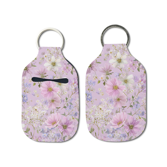Lilac Whisper Hand Sanitizer Keychain