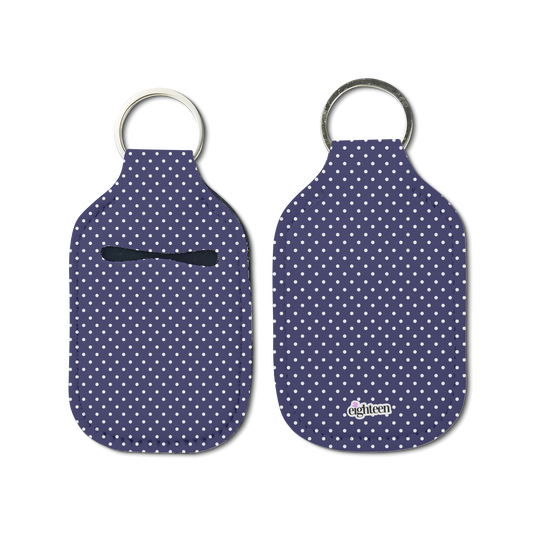 Dotty Hand Sanitizer Keychain
