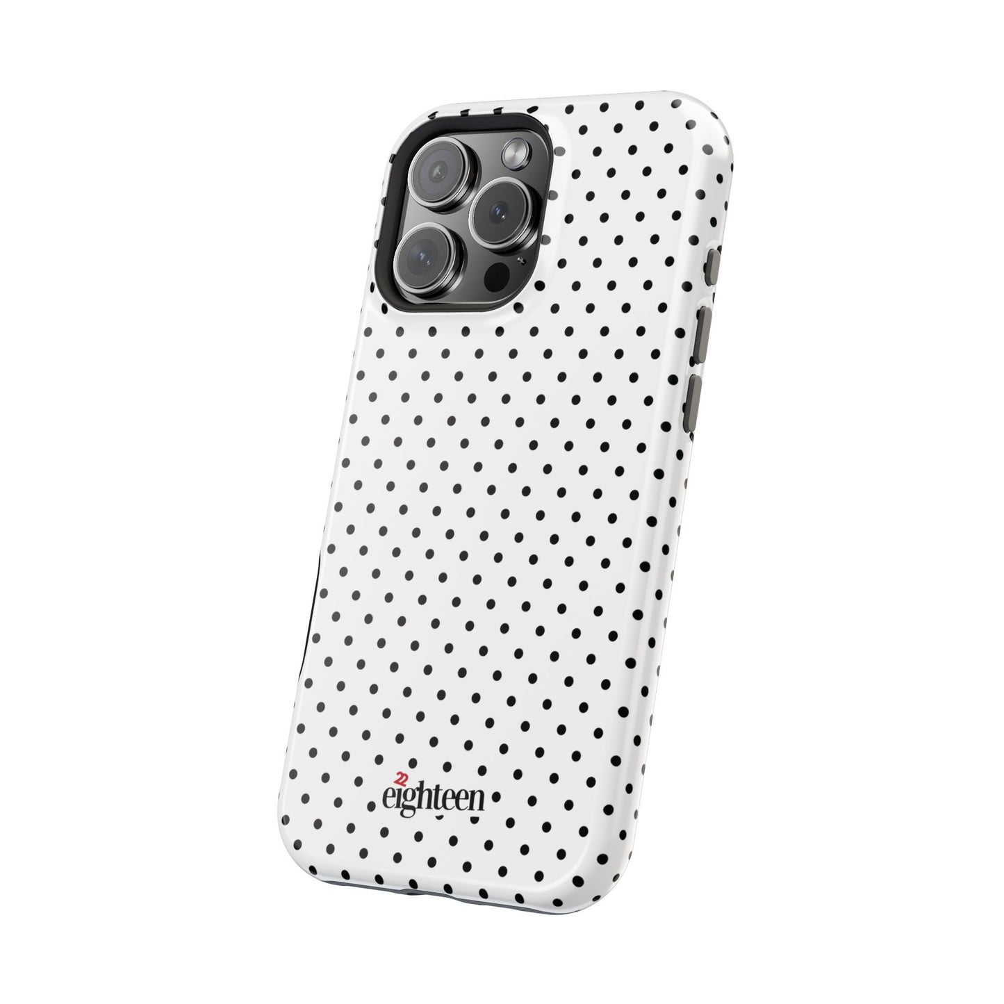 White Dotty MagSafe Tough Case
