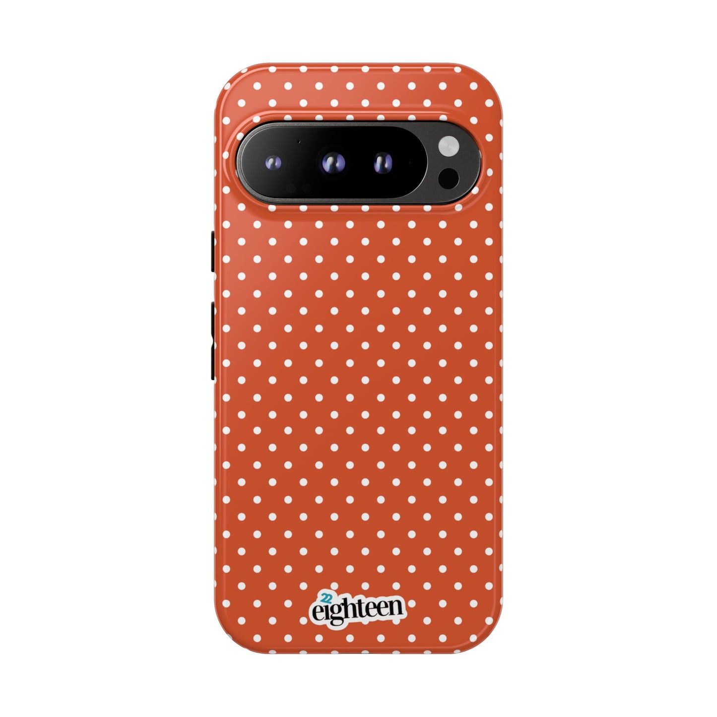 Harvest Orange Dotty Tough Phone Case