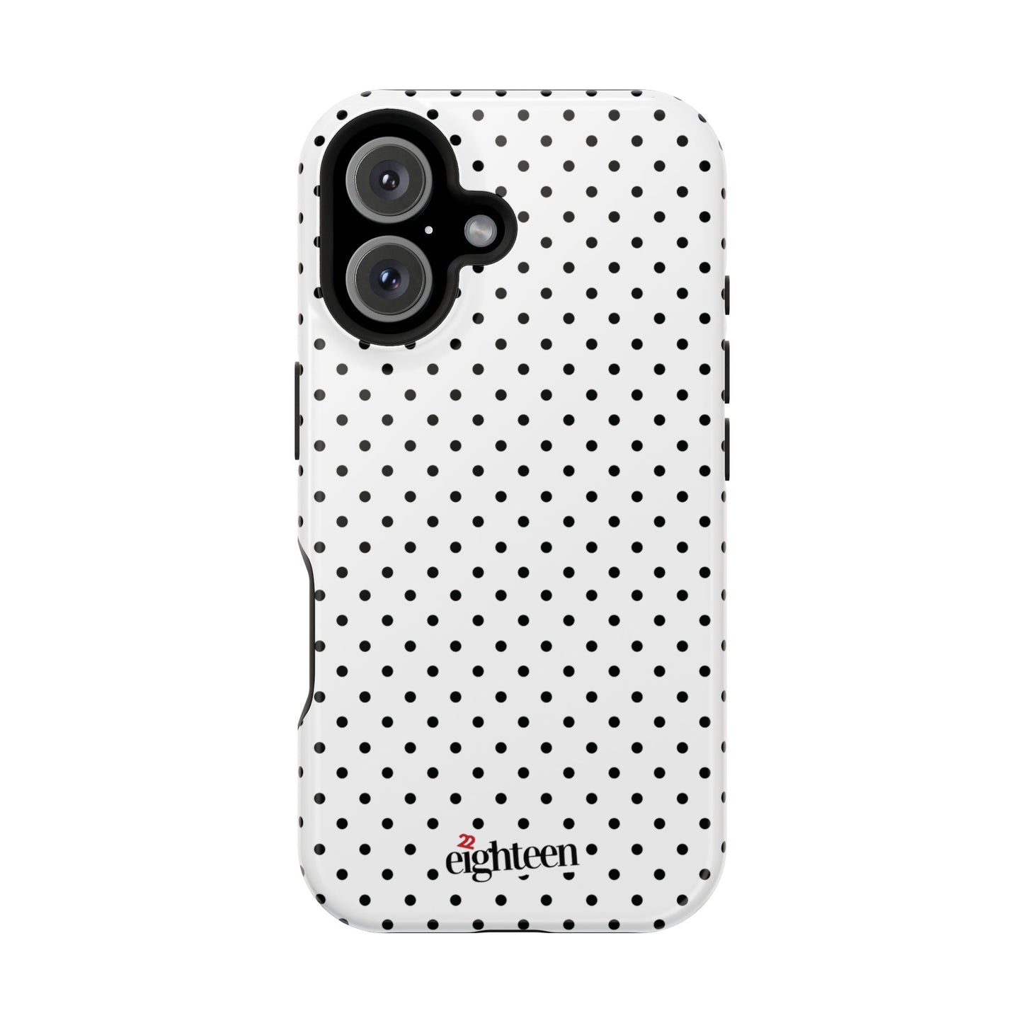 White Dotty MagSafe Tough Case