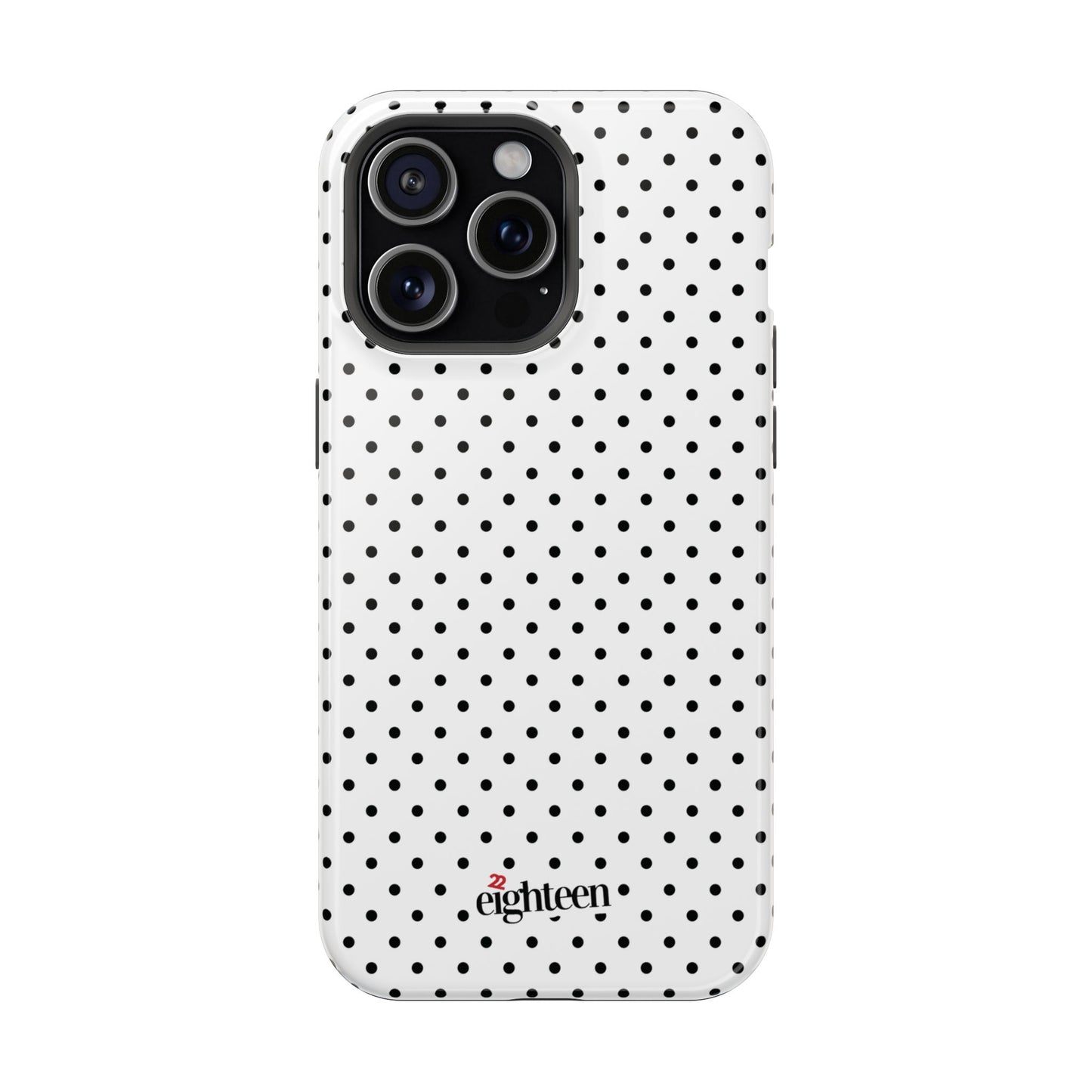White Dotty MagSafe Tough Case