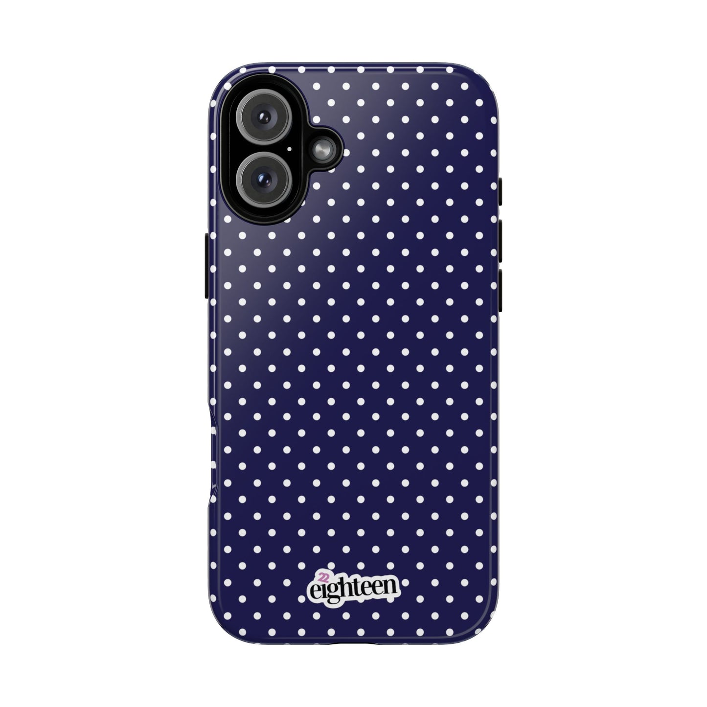 Deep Blue Dotty Tough Phone Case