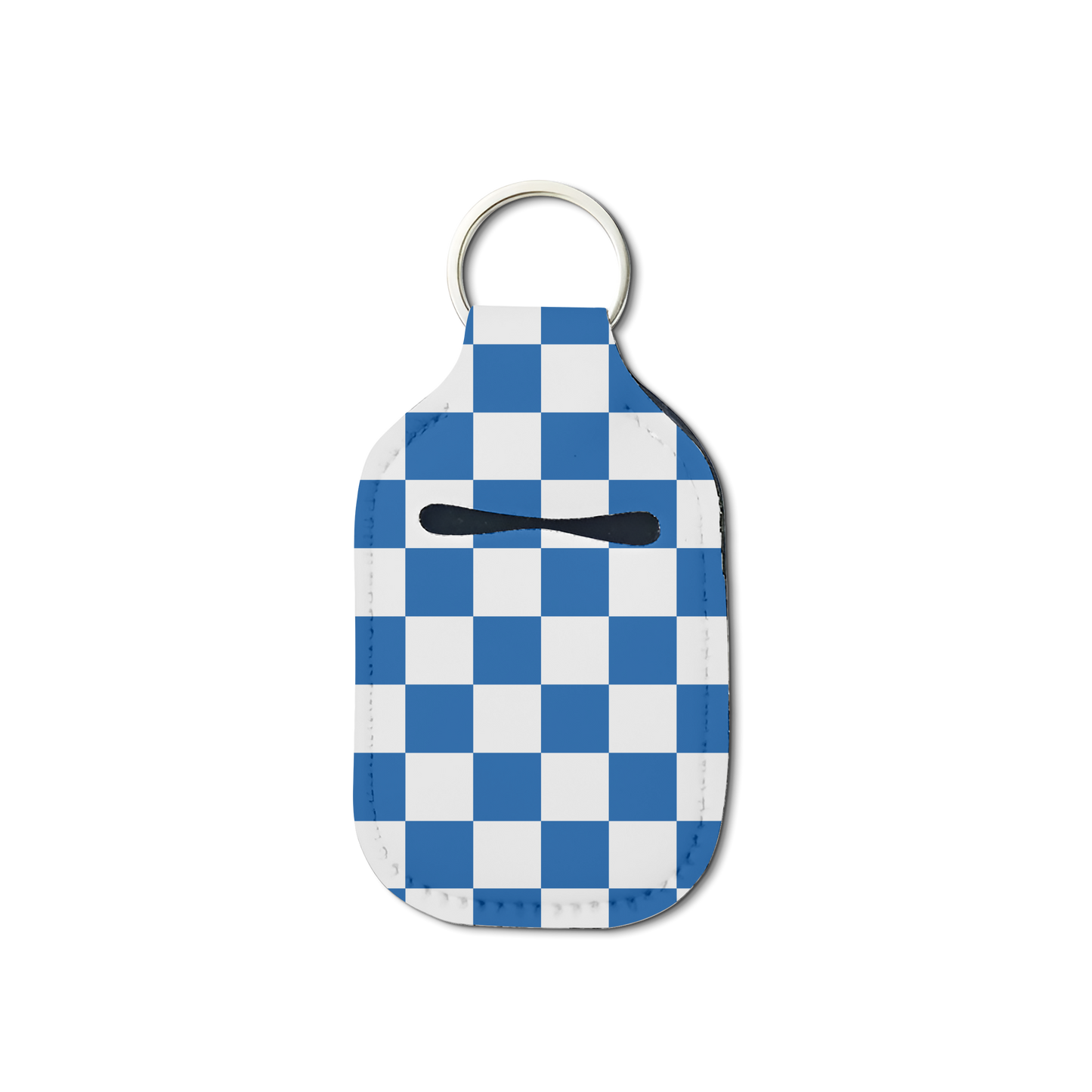 Black Sorority Checkered Hand Sanitizer Keychain