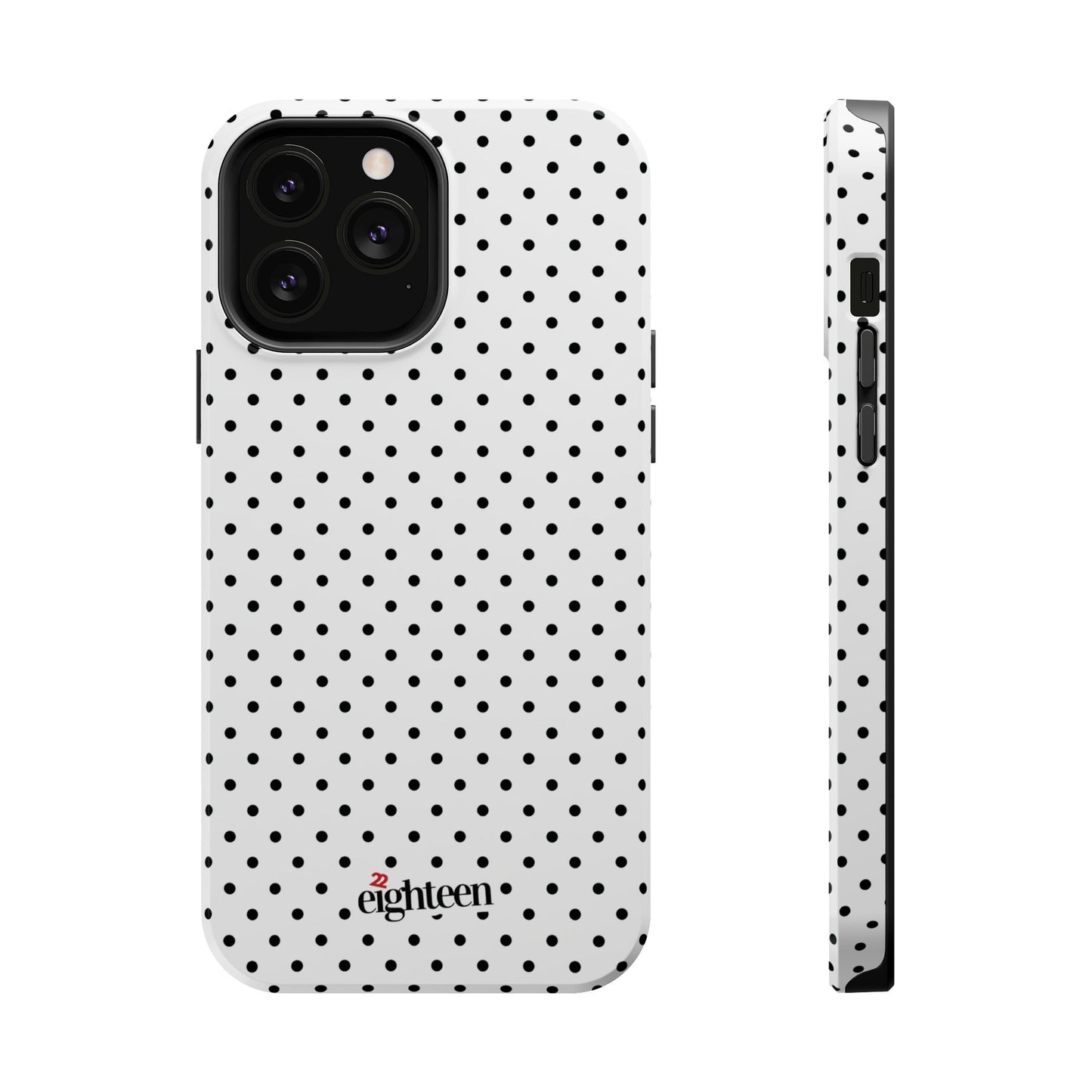 White Dotty MagSafe Tough Case