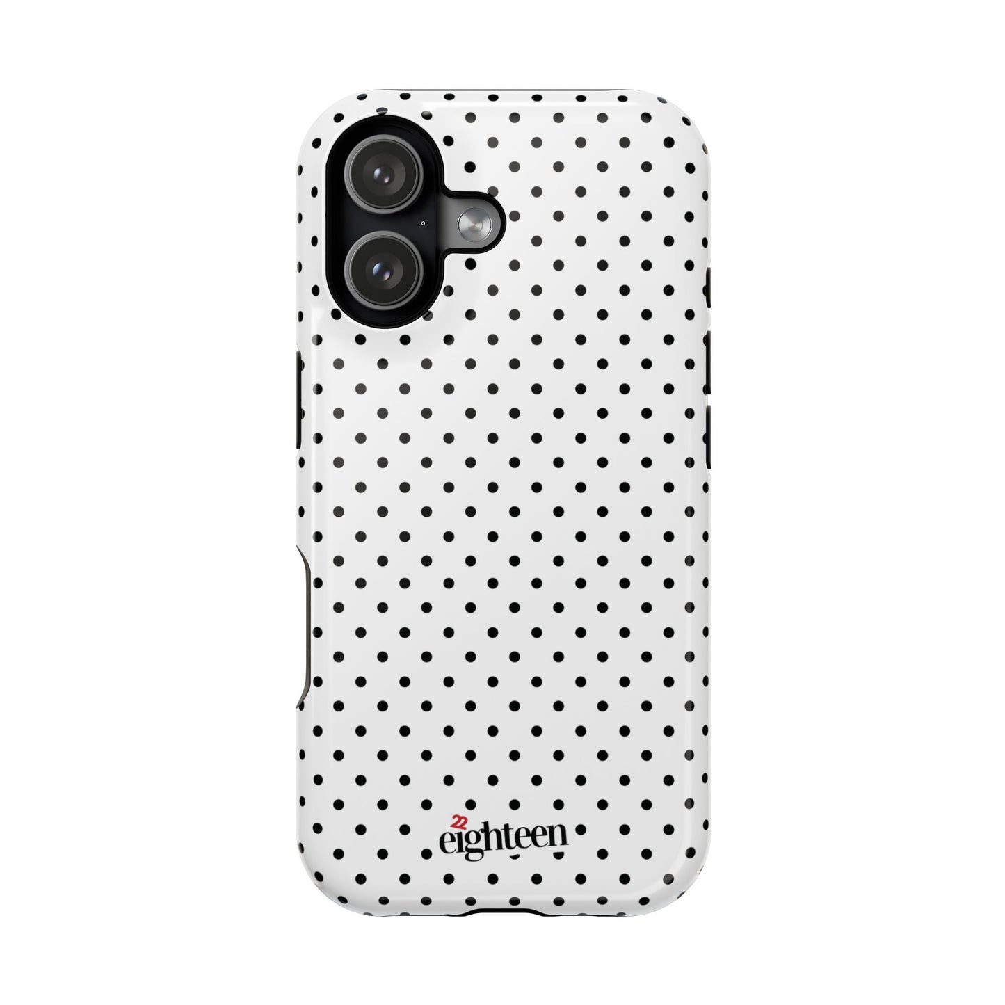 White Dotty MagSafe Tough Case
