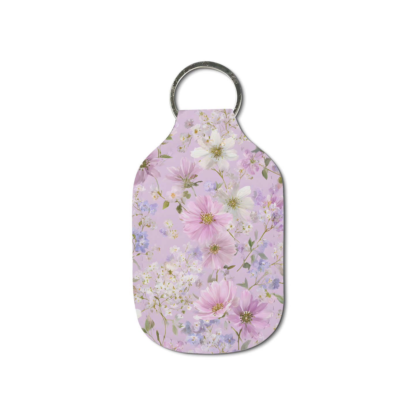Lilac Whisper Hand Sanitizer Keychain