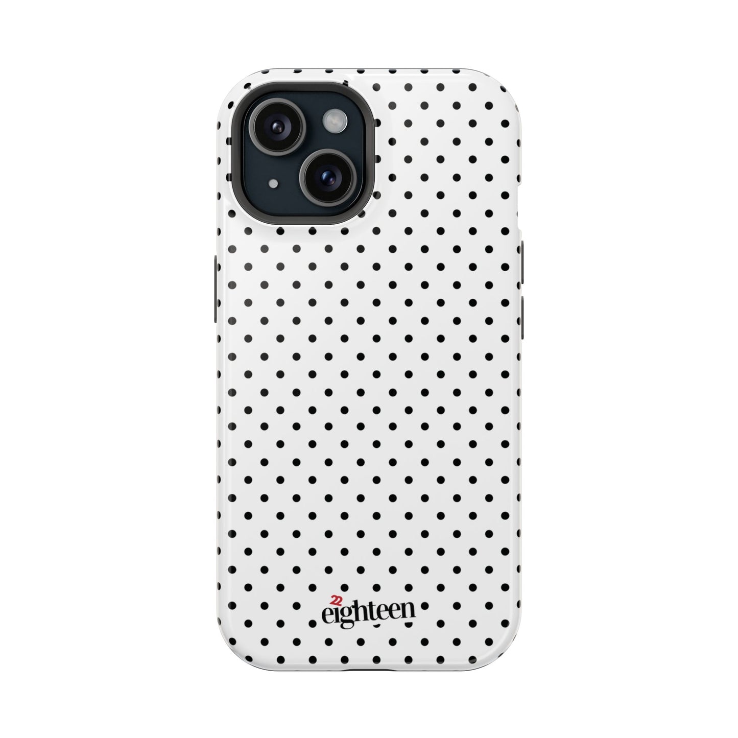 White Dotty MagSafe Tough Case