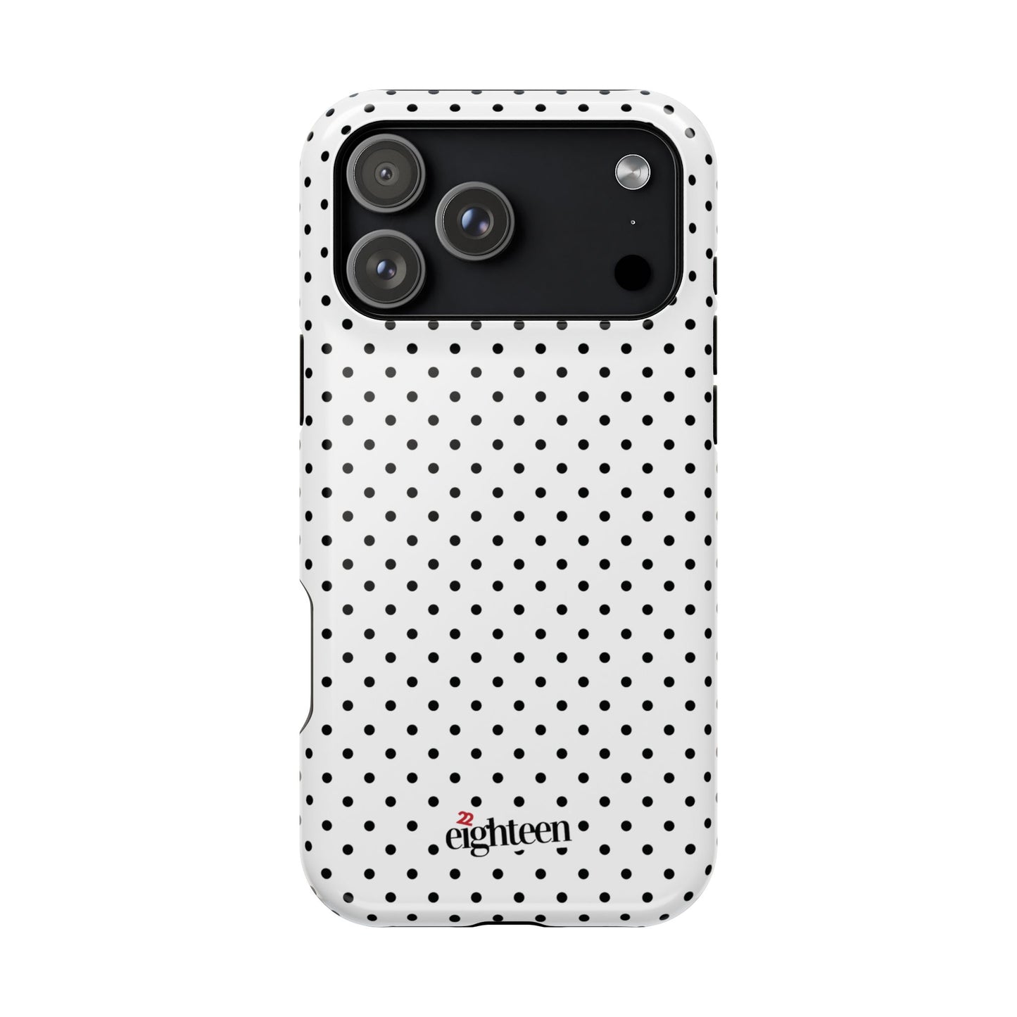 White Dotty MagSafe Tough Case