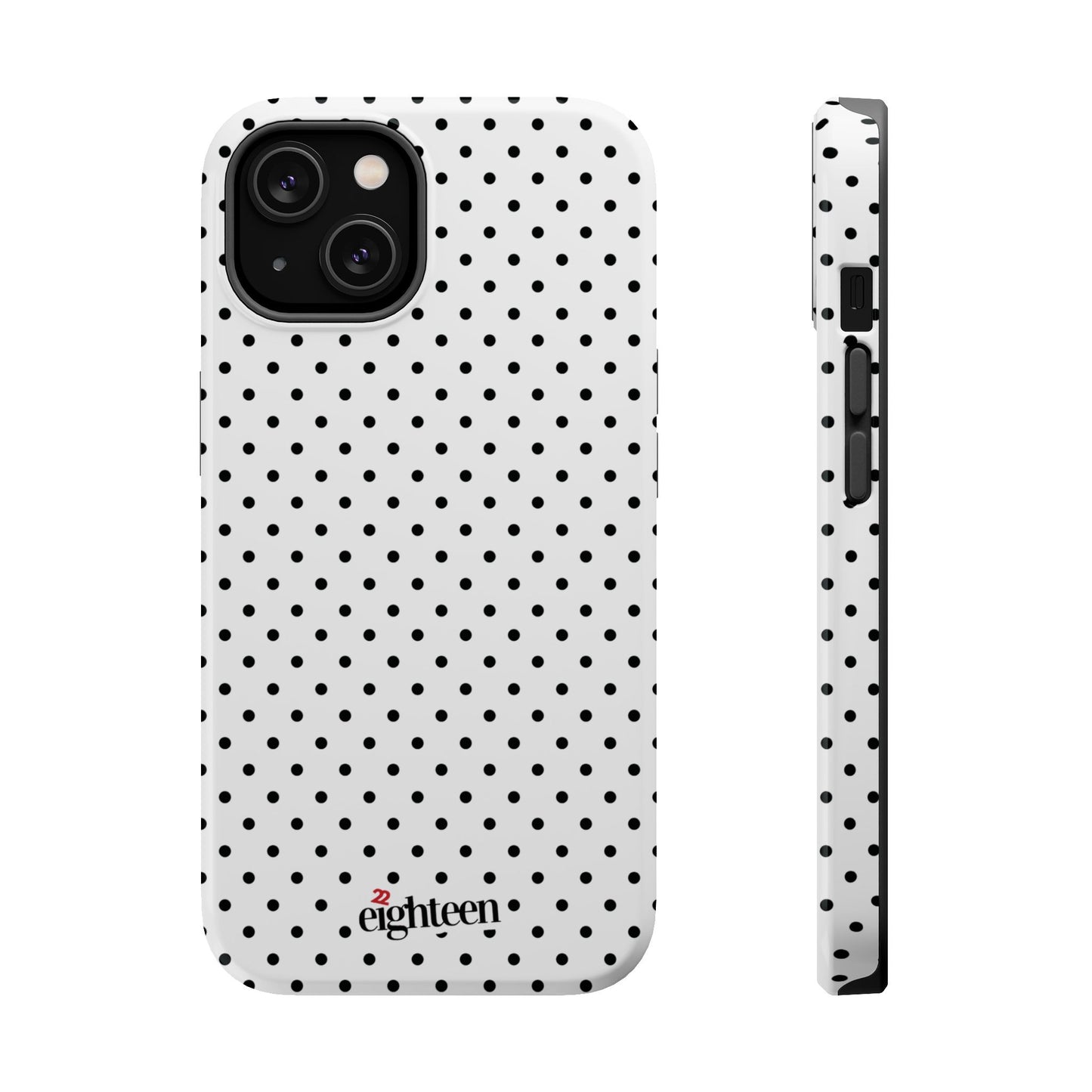 White Dotty MagSafe Tough Case