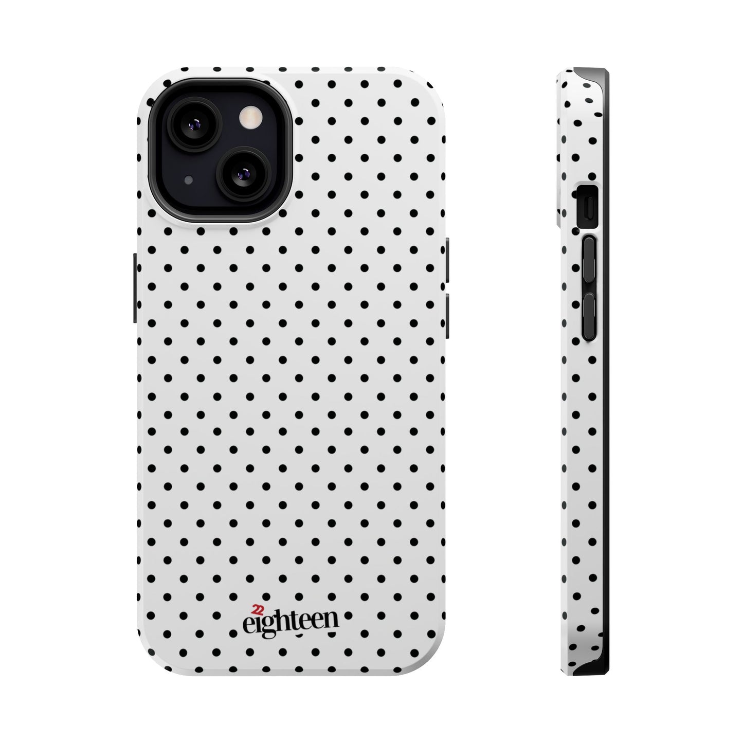White Dotty MagSafe Tough Case