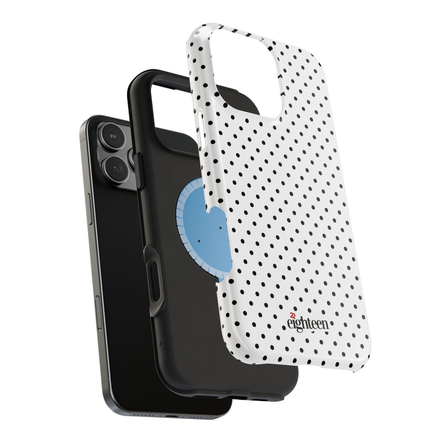 White Dotty MagSafe Tough Case