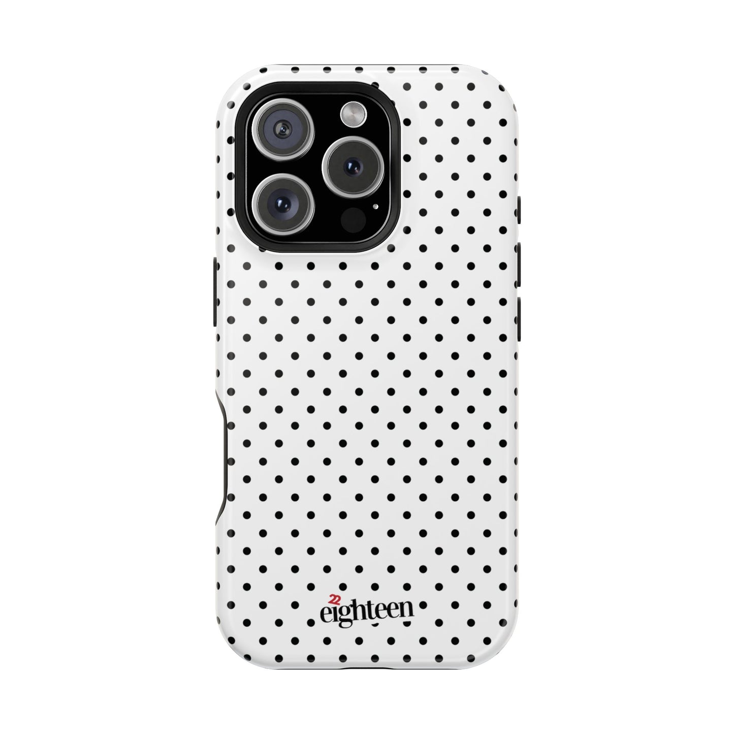 White Dotty MagSafe Tough Case
