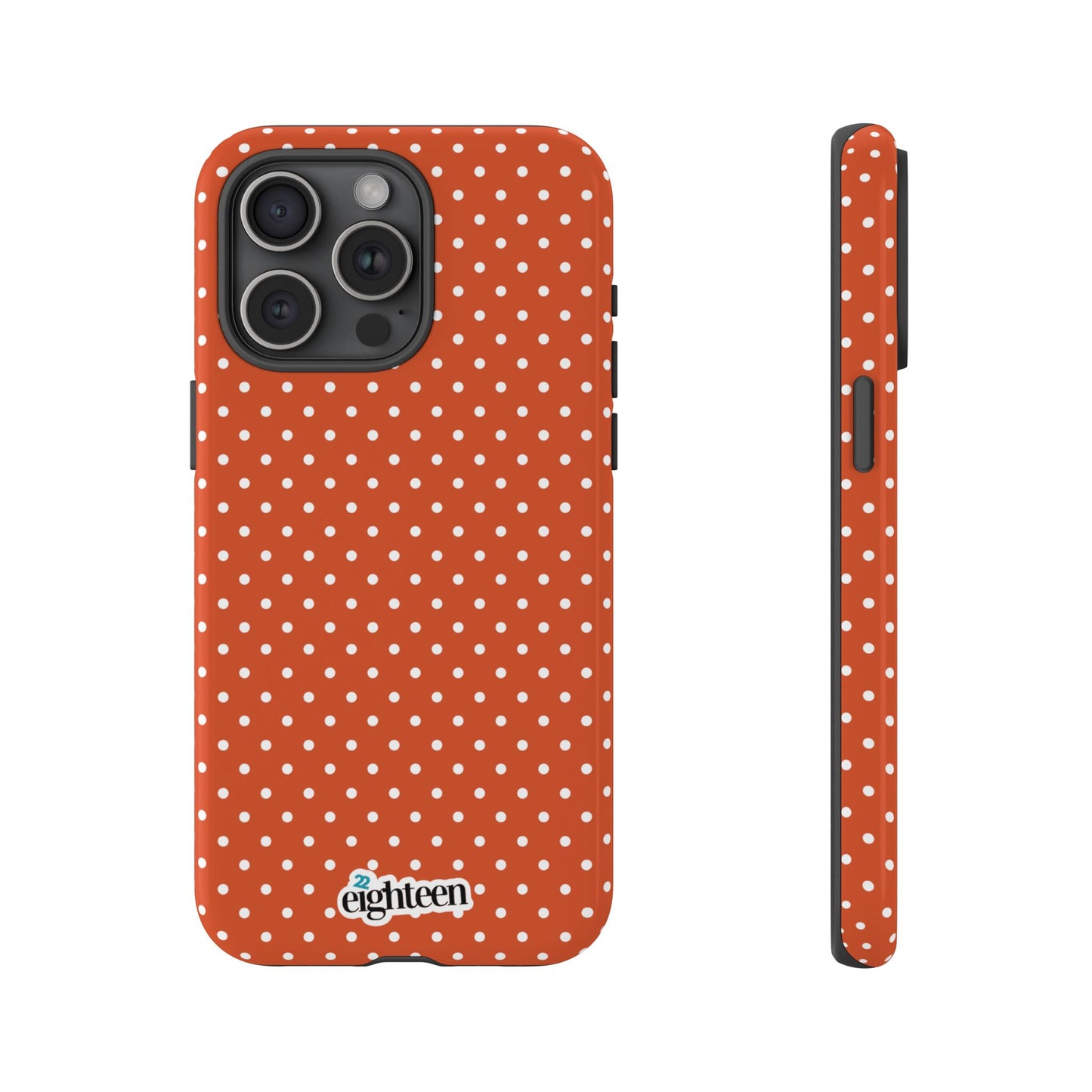 Harvest Orange Dotty Tough Phone Case