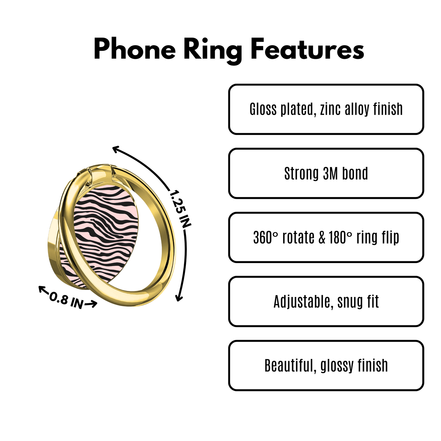 Saharan Stripe Phone Ring