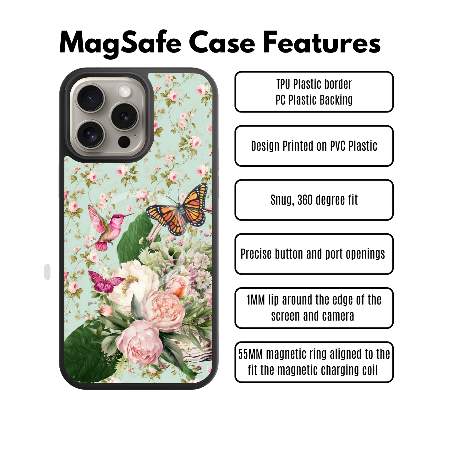 Botanic Bliss MAGSAFE Flex Phone Case