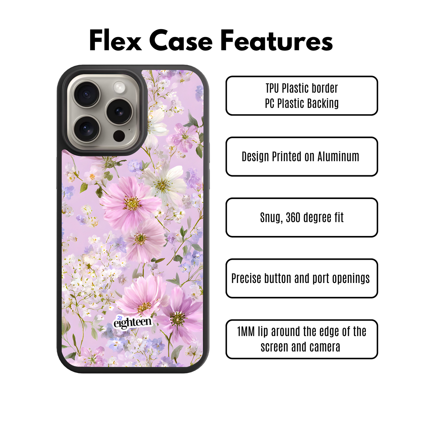 Lilac Whisper Flex Phone Case