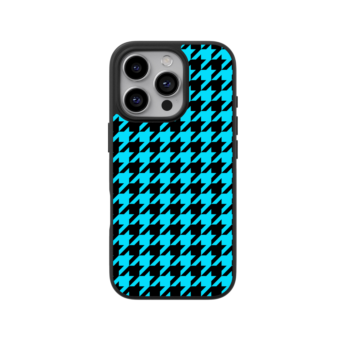 Neon Houndstooth Flex Phone Case