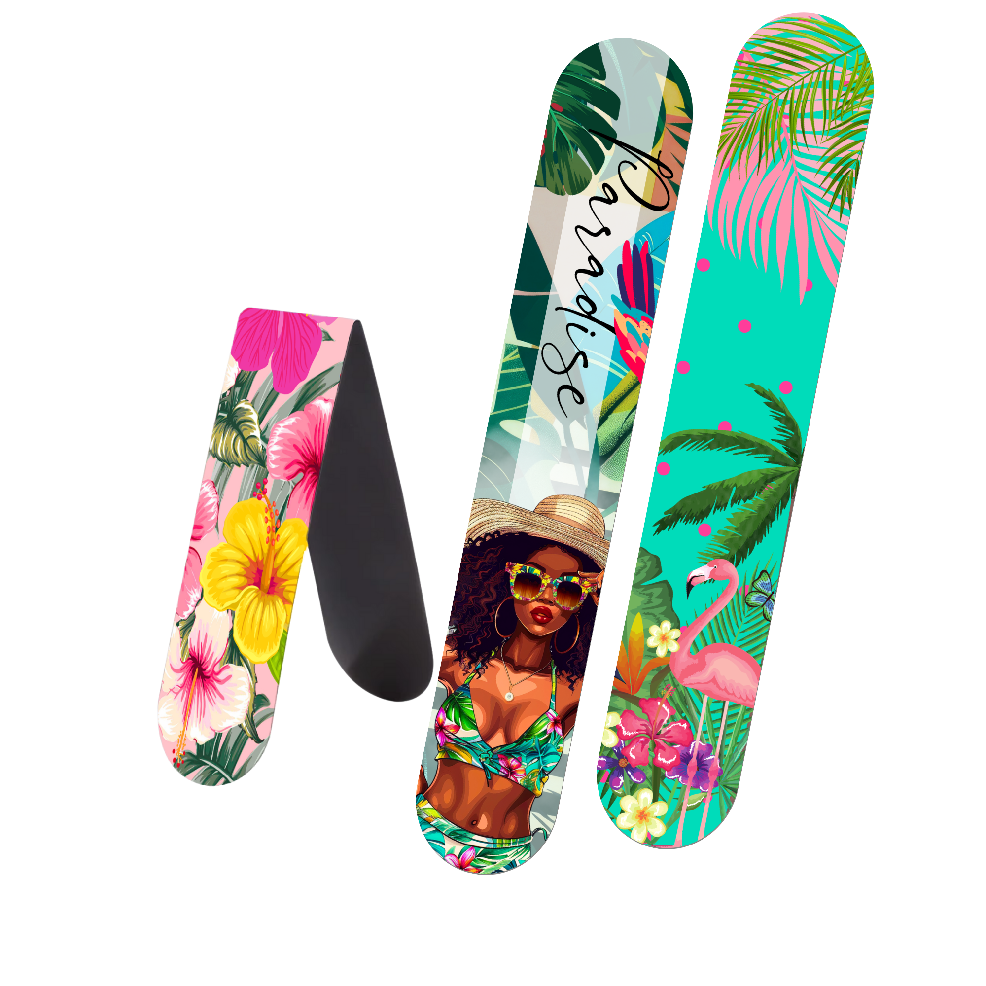 Summer Paradise Magnetic Bookmark 3-PK