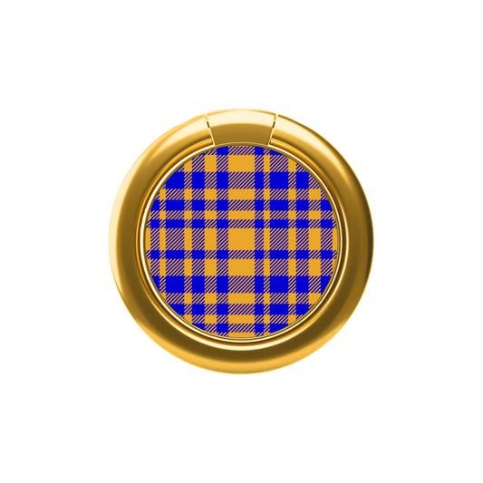 Black Sorority Plaid Phone Ring