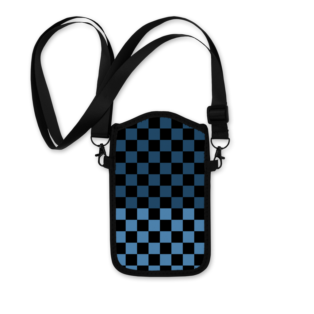 Split the Check Crossbody Phone Sleeve