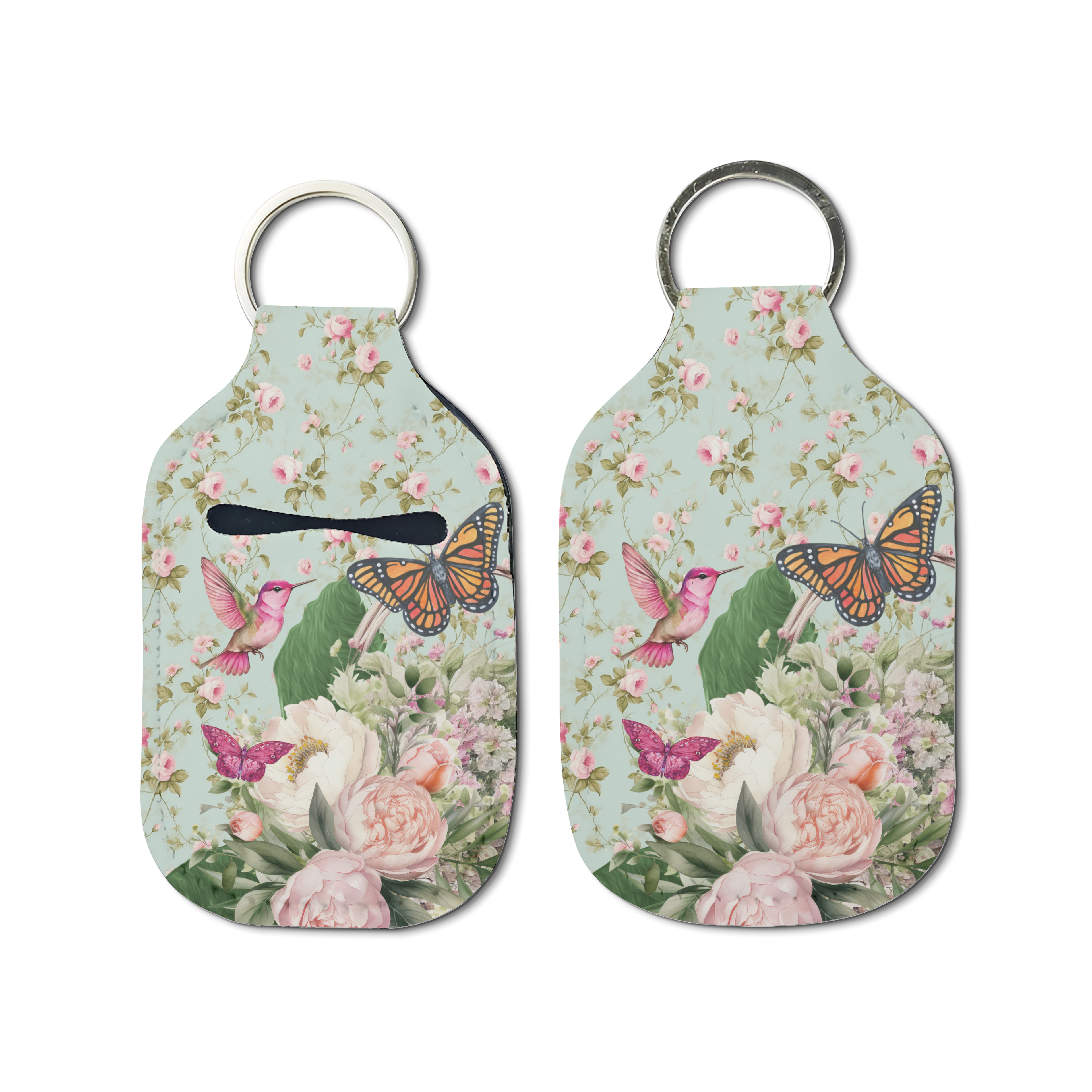 Botanic Bliss Hand Sanitizer Keychain