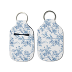 Porcelain Bloom Hand Sanitizer Keychain