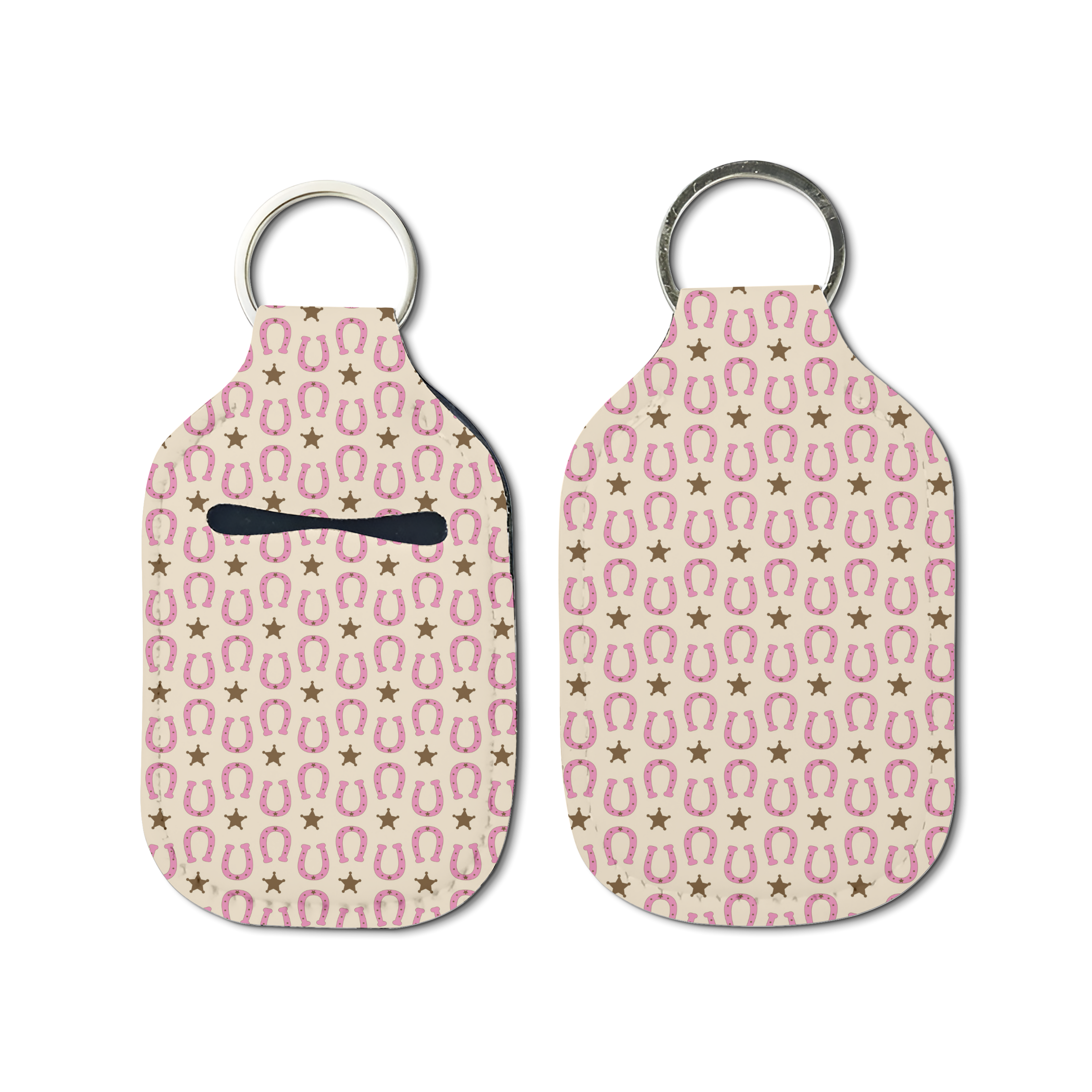 Pink Rodeo Hand Sanitizer Keychain