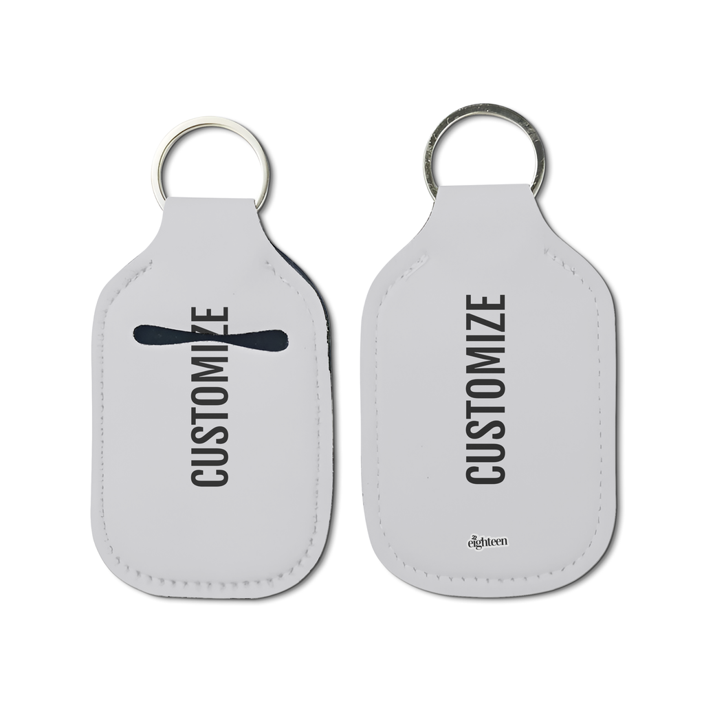 Custom Sanitizer Keychain