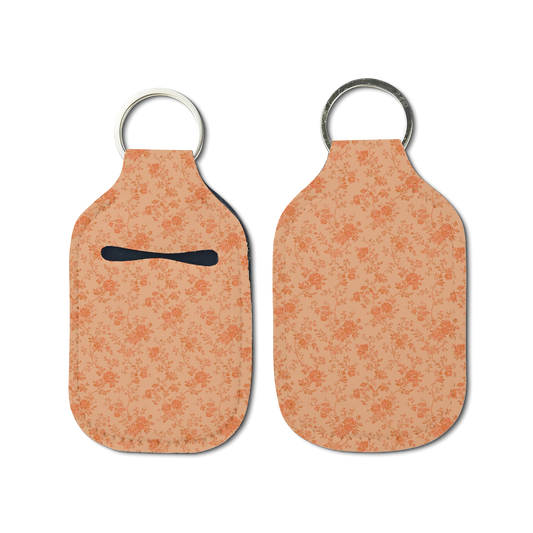 Brown Sugar Bloom Hand Sanitizer Keychain