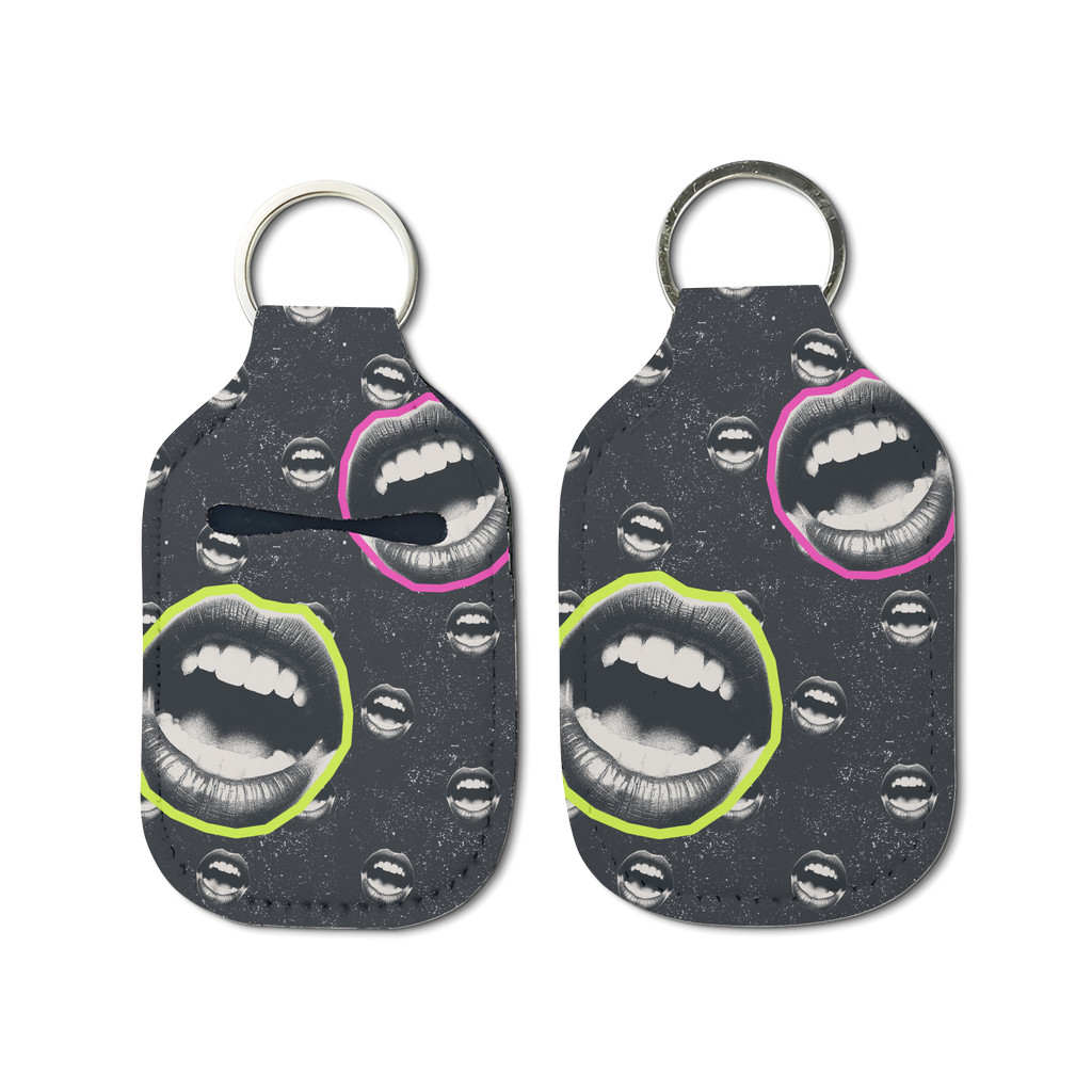 Lip Service Hand Sanitizer Keychain