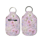 Lilac Whisper Hand Sanitizer Keychain
