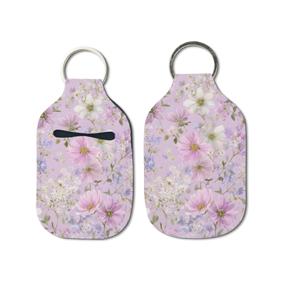 Lilac Whisper Hand Sanitizer Keychain