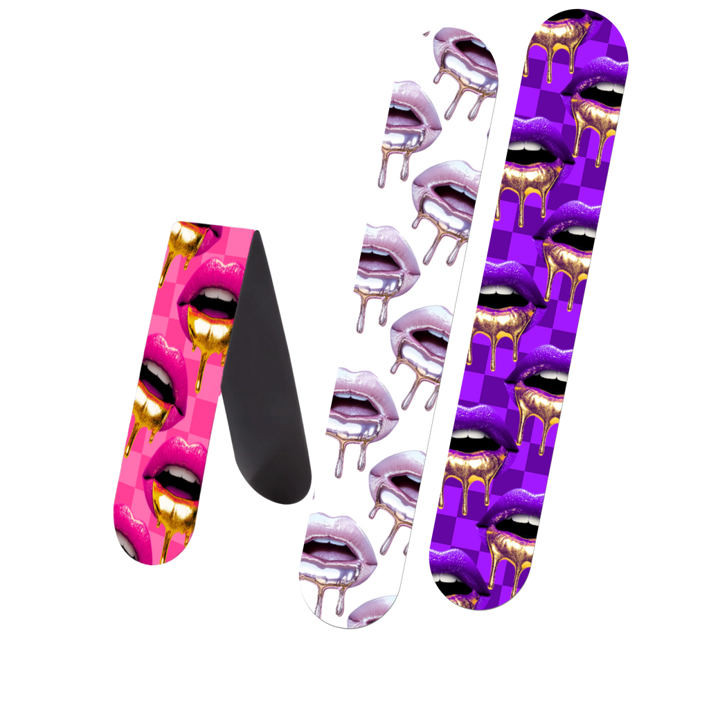 Pouty Lip Magnetic Bookmark 3-PK