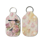Vintage Bloom Hand Sanitizer Keychain