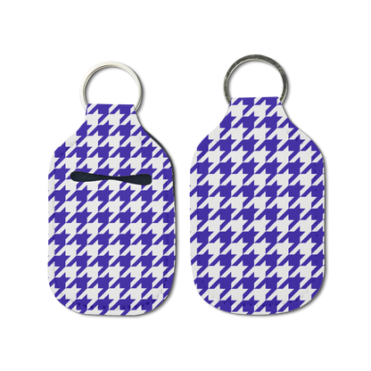 Houndstooth Hand Sanitizer Keychain