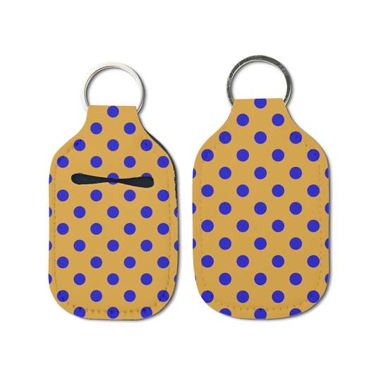 Polka Dot Sorority Hand Sanitizer Keychain