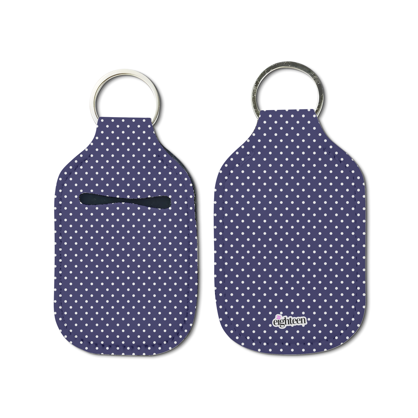 Dotty Hand Sanitizer Keychain