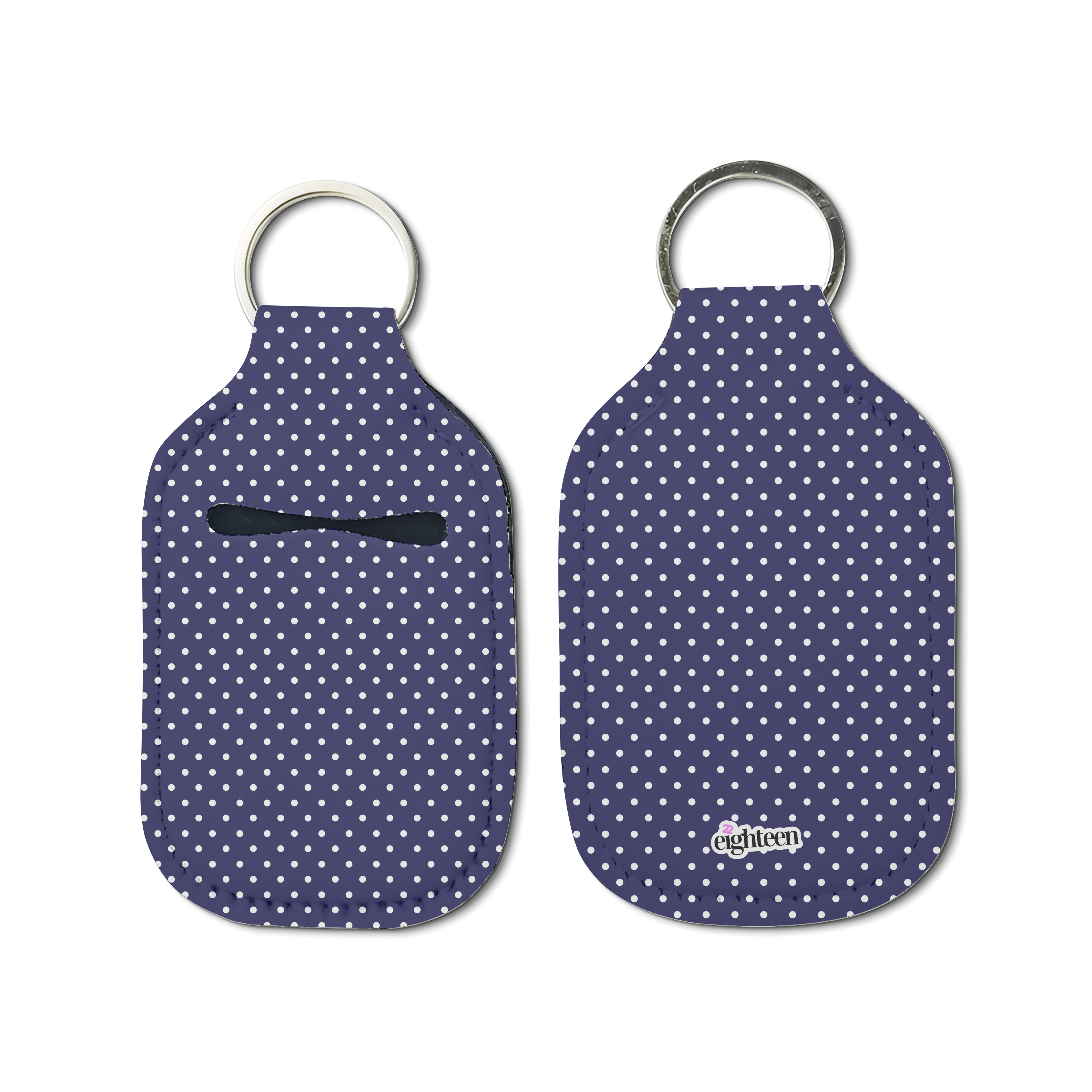 Dotty Hand Sanitizer Keychain