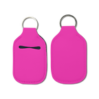 Solid Color Hand Sanitizer Keychain