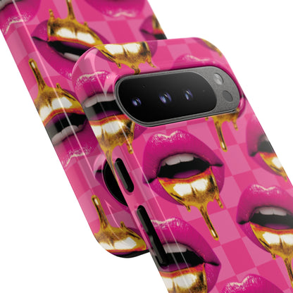 Pink Ms Pouty Tough Phone Case