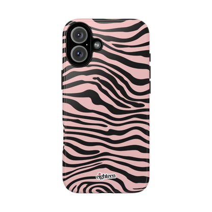 Pink Saharan Stripe Tough Phone Case