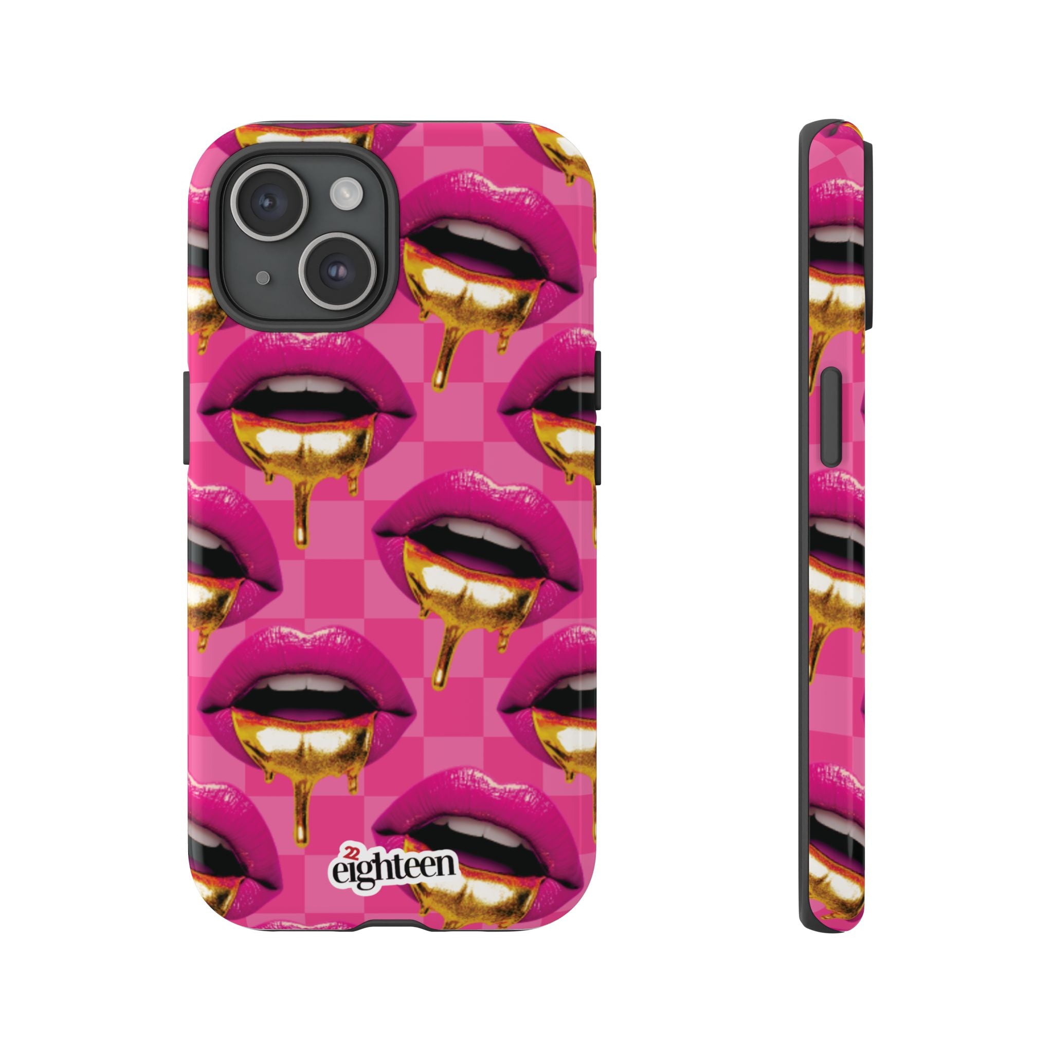 Pink Ms Pouty Tough Phone Case