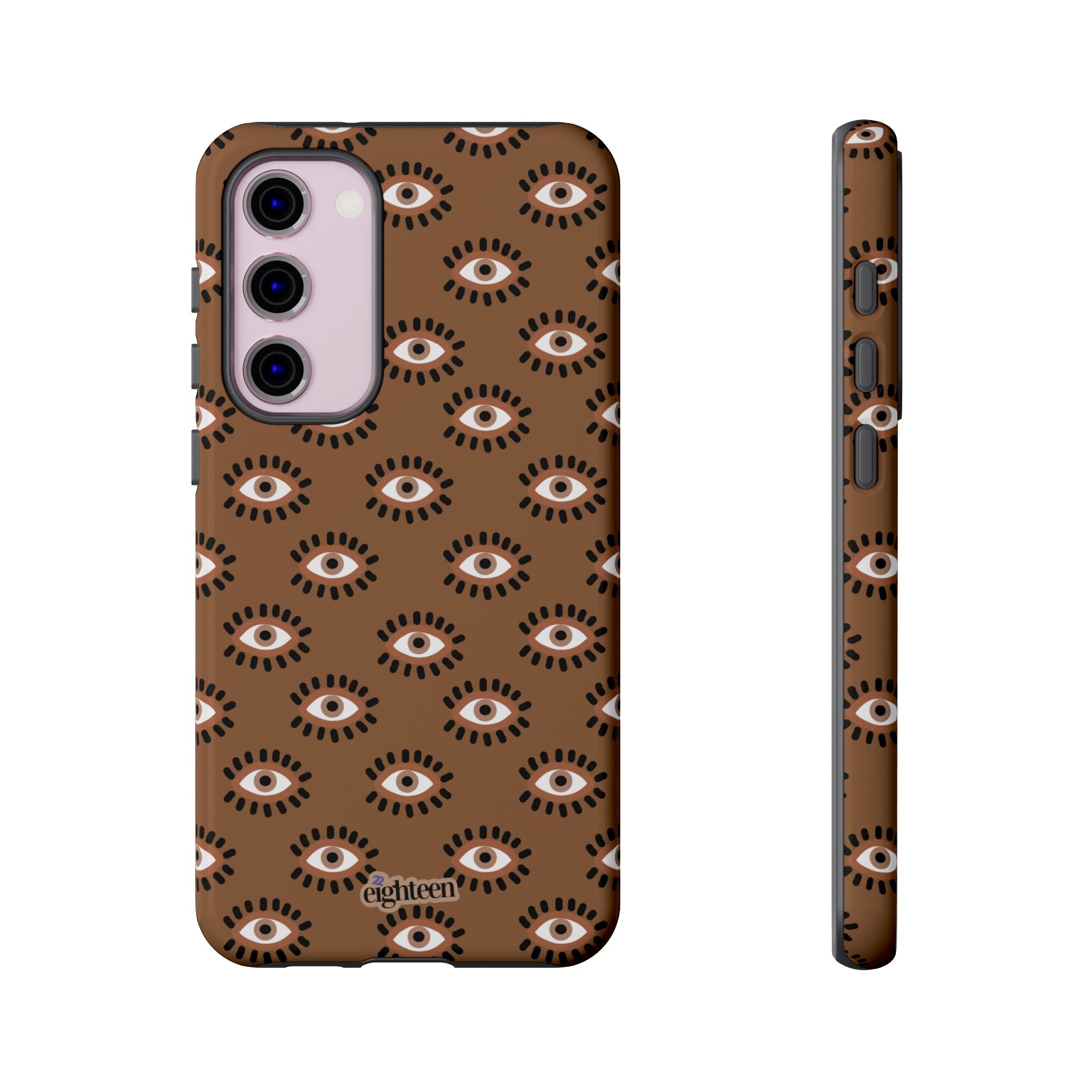 Brown Gaze Tough Phone Case