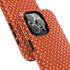 Harvest Orange Dotty Tough Phone Case