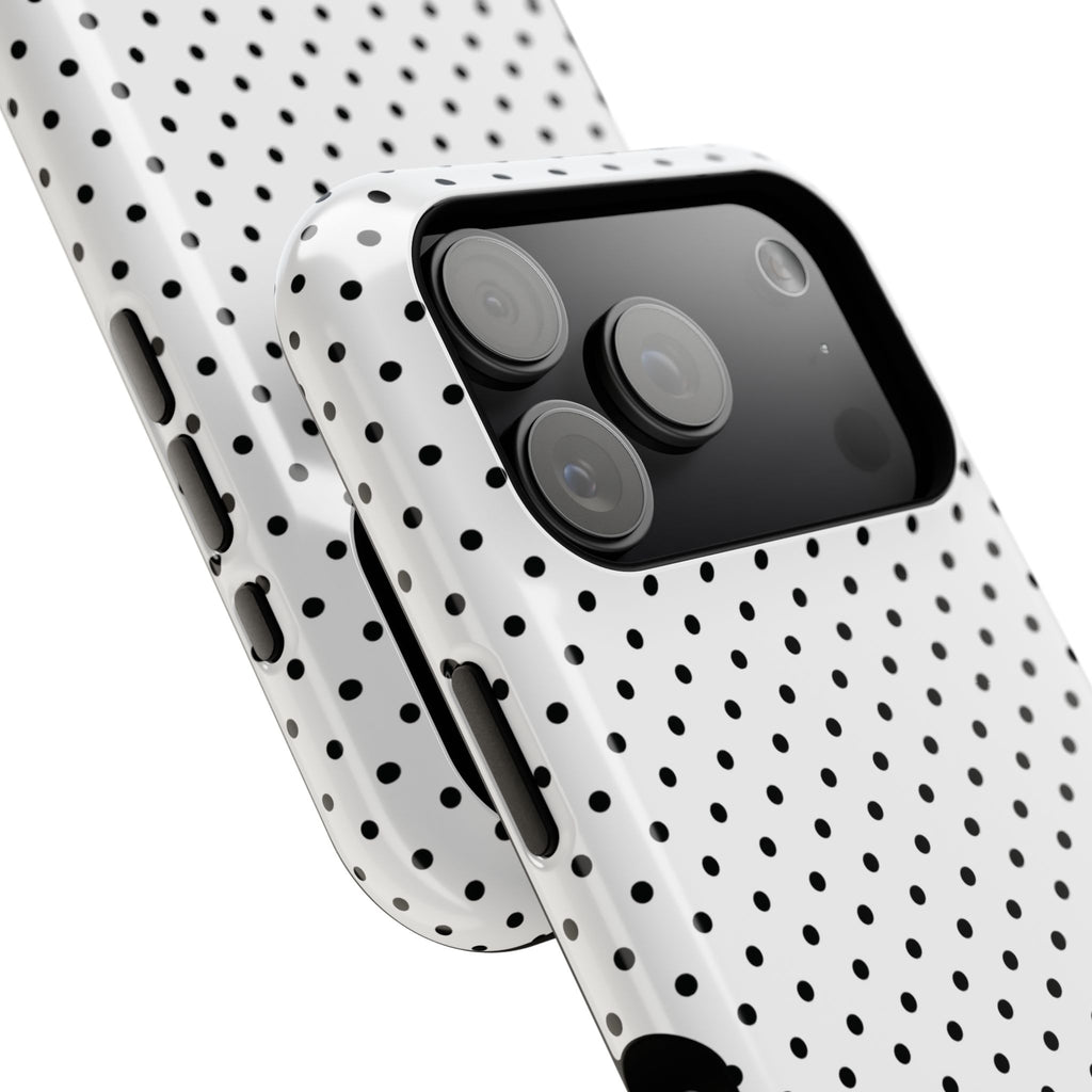 White Dotty MagSafe Phone Case