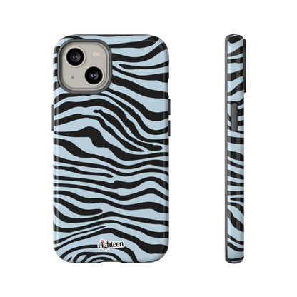 Blue Saharan Stripe Tough Phone Case