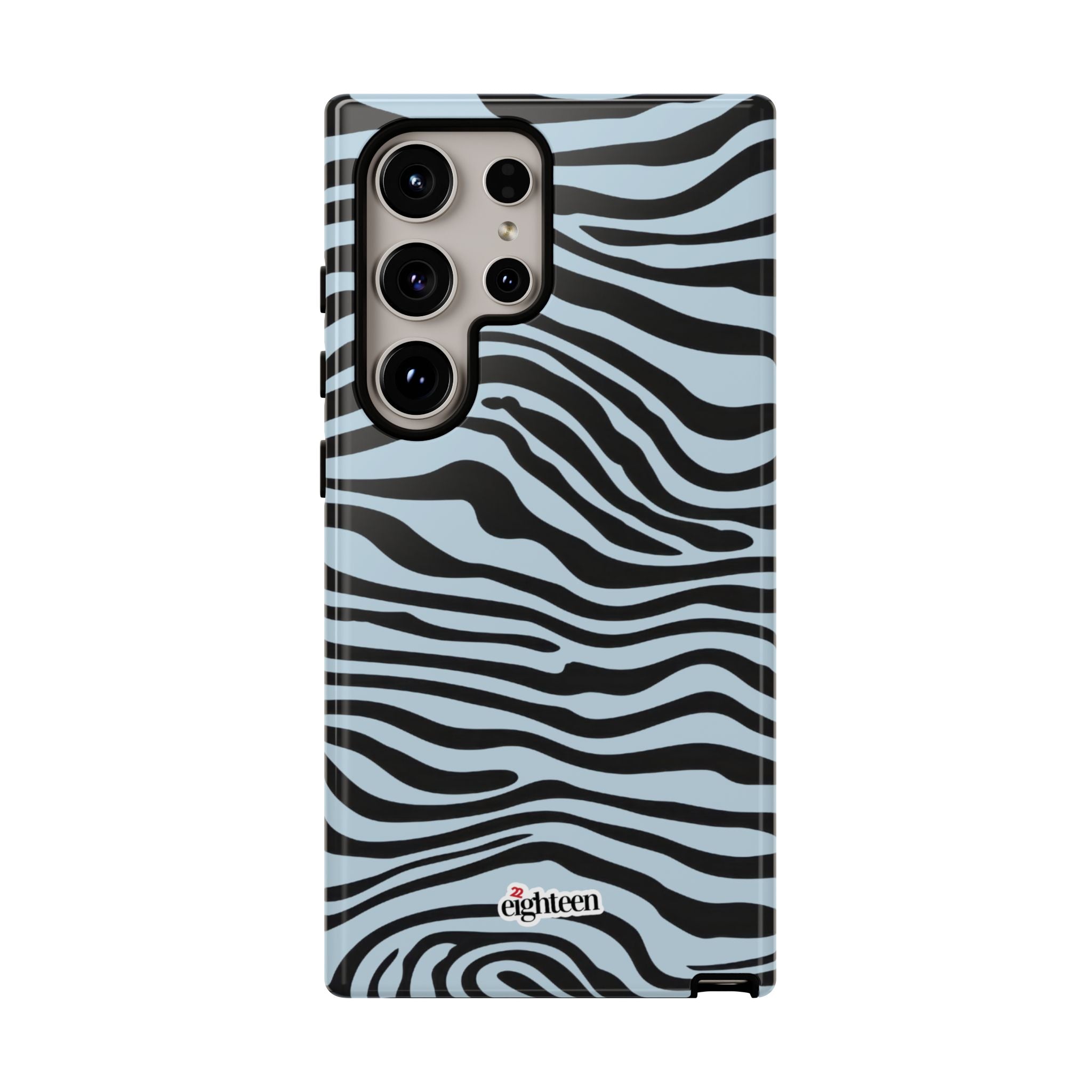 Blue Saharan Stripe Tough Phone Case