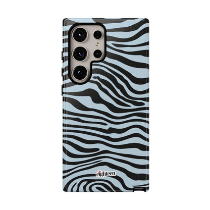 Blue Saharan Stripe Tough Phone Case