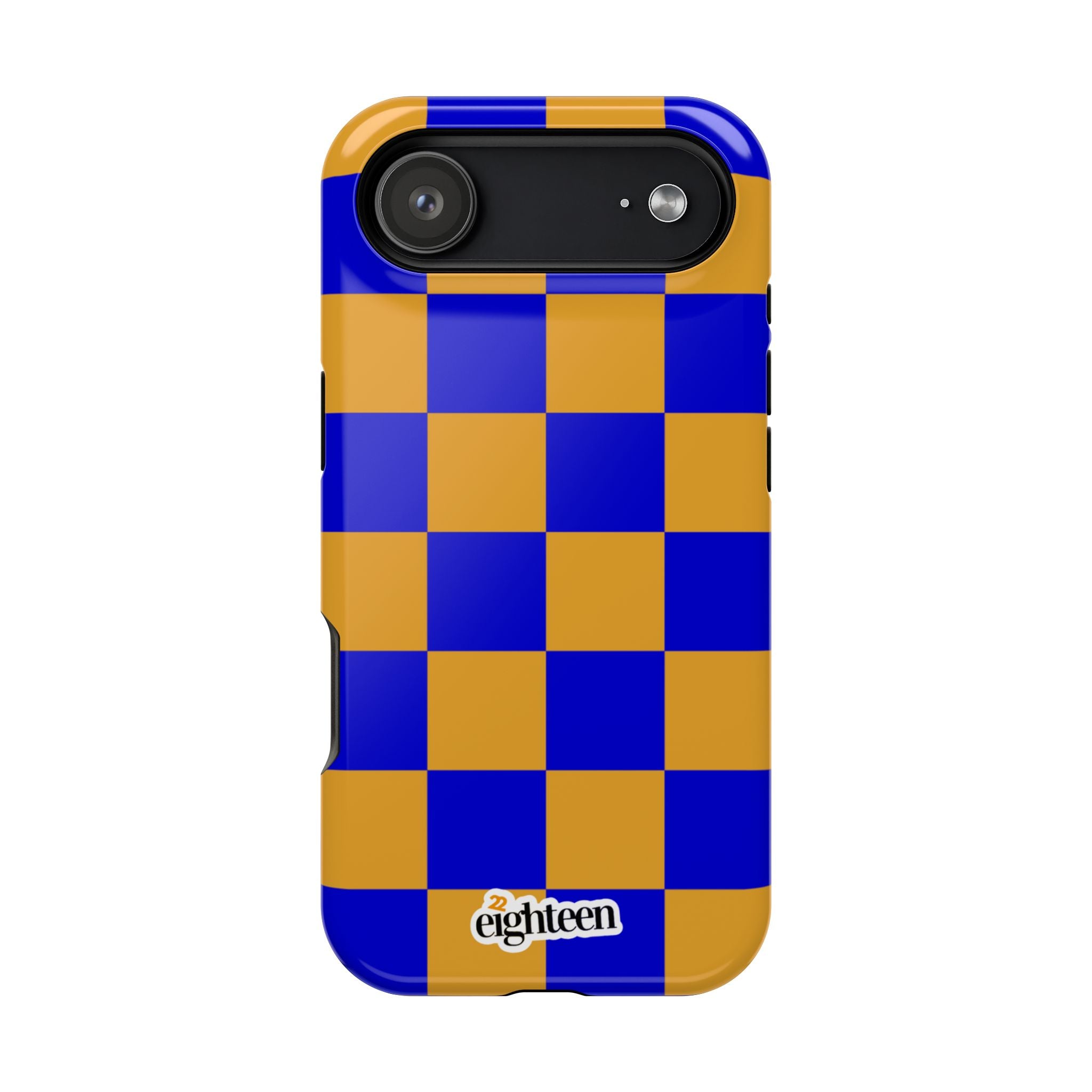 Royal Blue & Gold Check, Please! MagSafe Tough Case